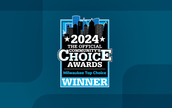 2024 Milwaukee Top Choice Credit Union Award logo
