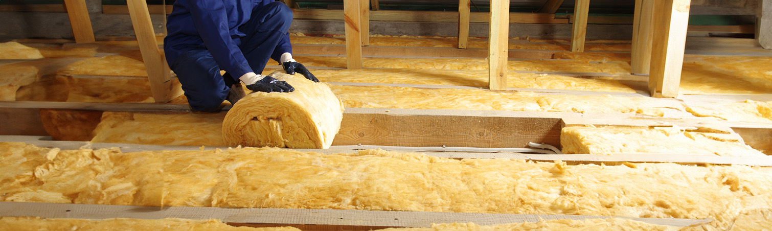Installation is being installed in the attic of a home.