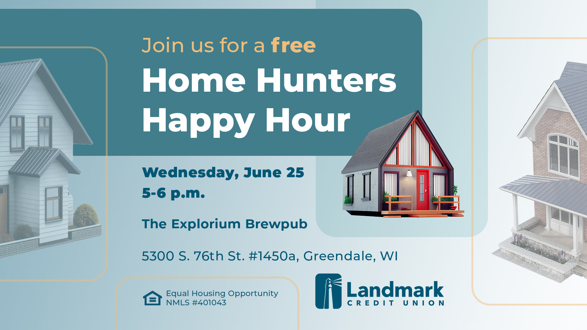 Free Home Hunters Happy Hour at The Explorium Brewpub