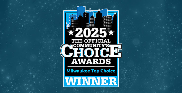 2025 Milwaukee Top Choice Credit Union Award logo