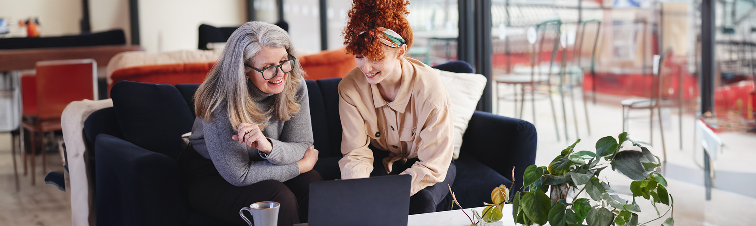 A mother and daughter are celebrating International Women's Day with securing best fiancial plannings.